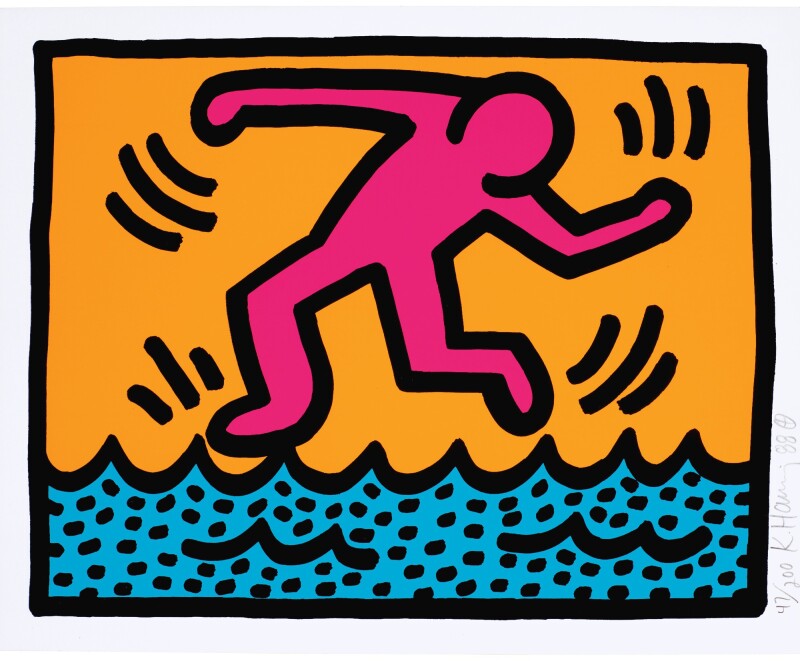 KEITH HARING UNTITLED (L. P. 97) Prints and Multiples Sotheby's