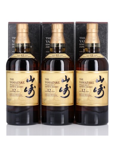 View full screen - View 1 of Lot 104. The Yamazaki 12 Year Old 100th Anniversary 43.0 abv NV (3 BT 75cl).