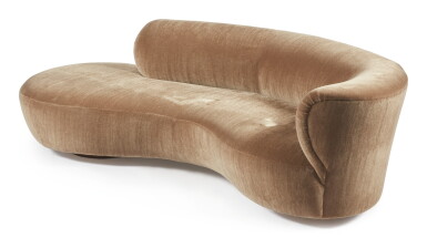 View full screen - View 1 of Lot 19. VLADIMIR KAGAN | "KIDNEY" SOFA.