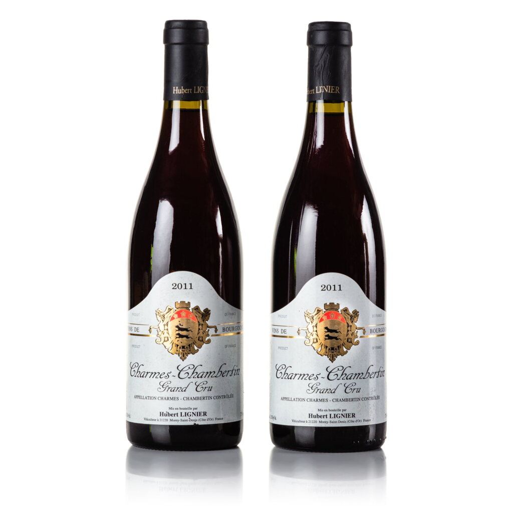 View full screen - View 1 of Lot 313. Charmes Chambertin 2011 Hubert Lignier (2 BT).