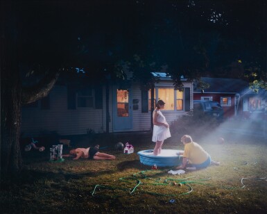 View full screen - View 1 of Lot 268. GREGORY CREWDSON | UNTITLED (PREGNANT WOMAN/POOL).
