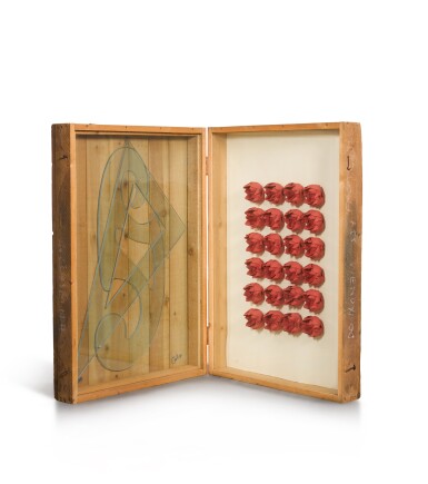 View full screen - View 1 of Lot 59. Valise d'émigrant.