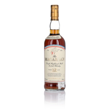 View full screen - View 1 of Lot 1072. The Macallan Whisky Officiel Du Bicentenaire de la Revolution 12 Year Old 43.0 abv NV (1 bt 75cl).
