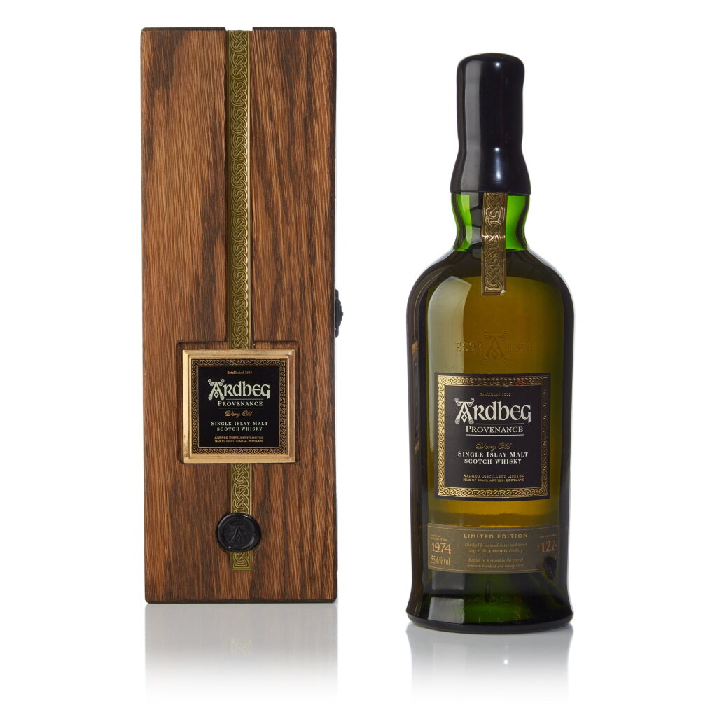 View full screen - View 1 of Lot 30. Ardbeg Provenance 55.6 abv 1974 (1 BT 70cl).
