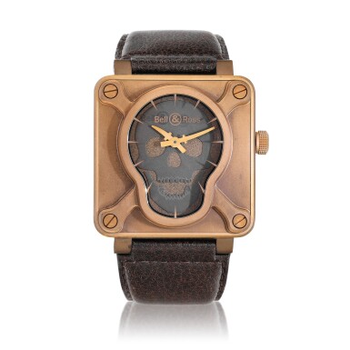 View full screen - View 1 of Lot 9319. Bell & Ross | Reference BR01, A limited edition bronze wristwatch, Circa 2015 | 型號BR01 限量版銅製腕錶,約2015年製.