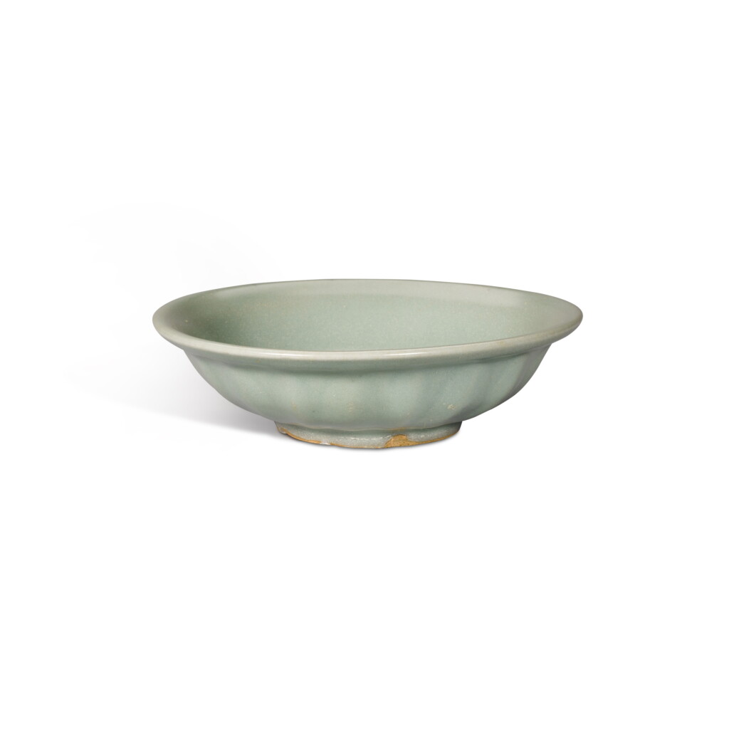 View full screen - View 1 of Lot 897. A 'Longquan' celadon-glazed 'lotus' dish, Southern Song dynasty.
