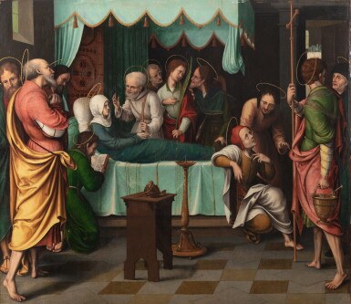 View full screen - View 1 of Lot 3. The Dormition of the Virgin | Dormition de la Vierge.