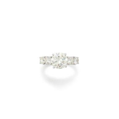View full screen - View 1 of Lot 228. Diamond ring (Anello in diamanti).