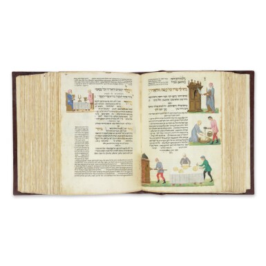 View full screen - View 1 of Lot 32. THE ROTHSCHILD MISCELLANY WITH ACCOMPANYING COMMENTARY VOLUME, JERUSALEM: THE ISRAEL MUSEUM; LONDON: FACSIMILE EDITIONS, 1989.