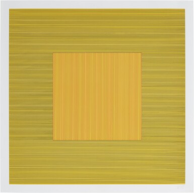 View full screen - View 1 of Lot 80. Lines in Two Directions & In Five Colors on Five Colors with All Their Combinations (Krakow Witkin 1981.02).