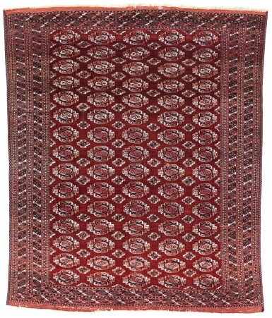 View full screen - View 1 of Lot 69. A SARYK MAIN CARPET, WEST TURKESTAN.