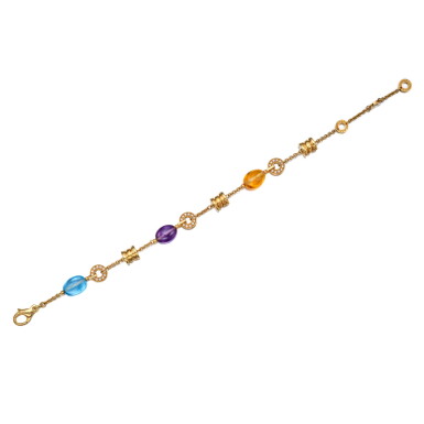 View full screen - View 1 of Lot 67. Gem-Set and Diamond 'B.zero1' Bracelet.