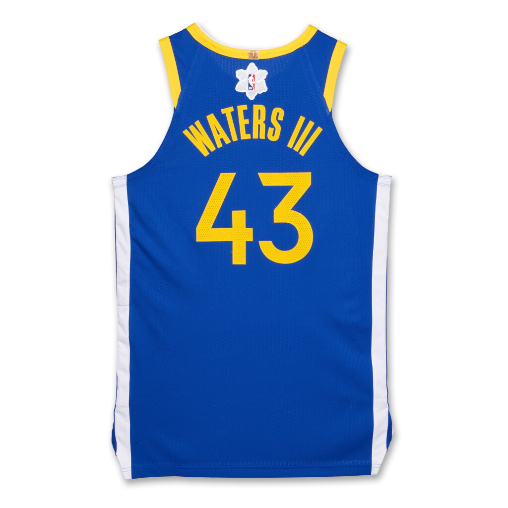 View full screen - View 1 of Lot 127. Lindy Waters III ‘Christmas Day’ Golden State Warriors 2024-2025 Game Issued Icon Edition Jersey .