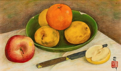 View full screen - View 1 of Lot 6201. Mai Trung Thu 枚中栨 (梅忠恕) Nature morte 靜物.