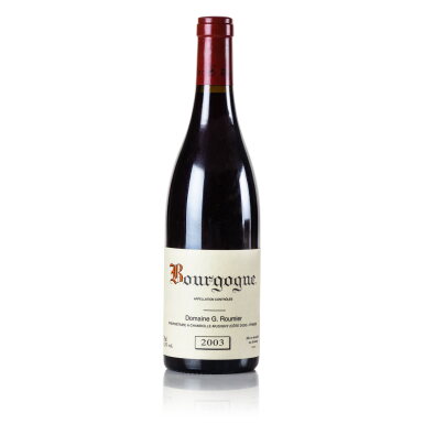 View full screen - View 1 of Lot 254. Bourgogne Rouge 2003 Domaine Georges Roumier (1 BT).