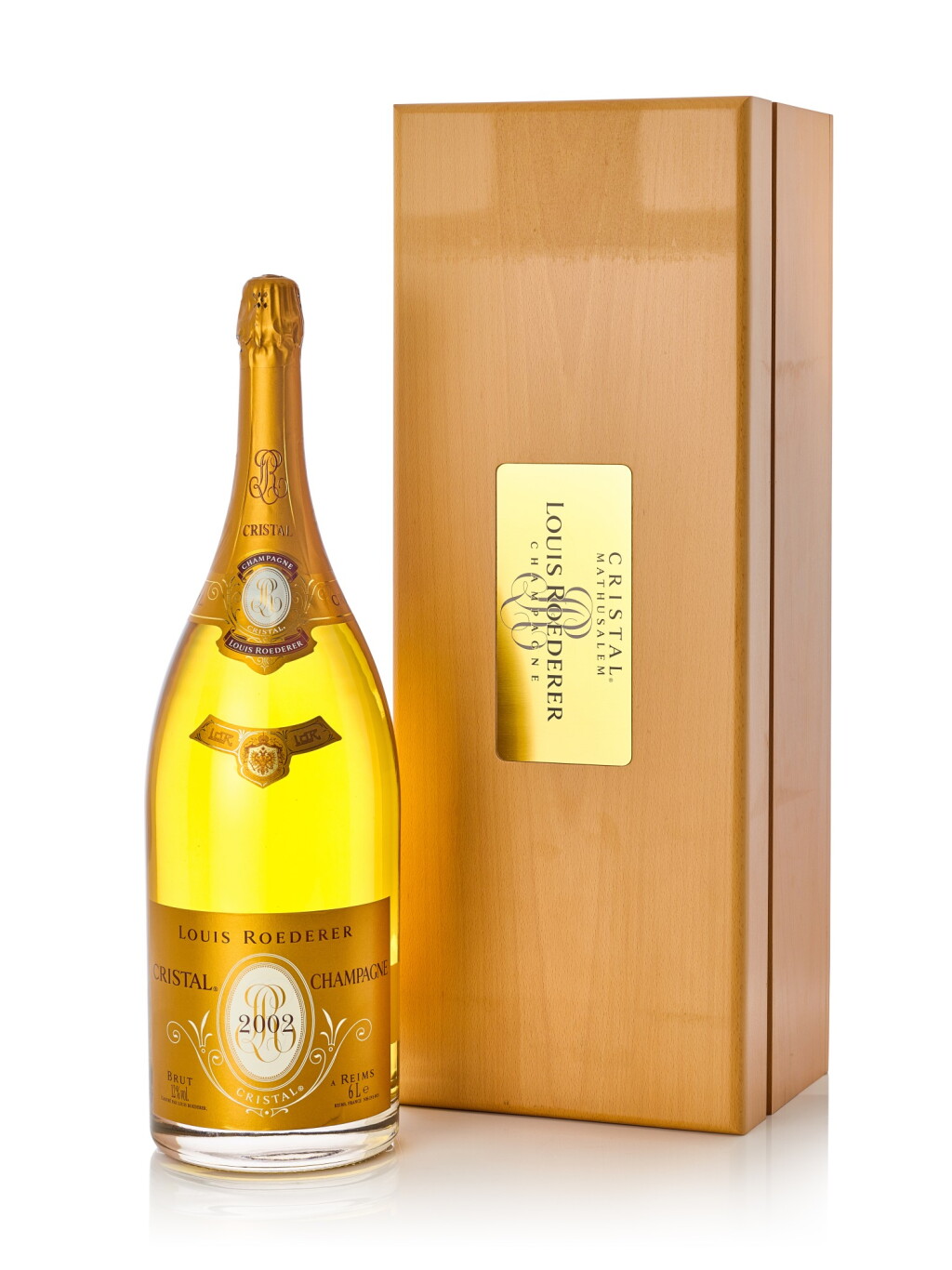 View full screen - View 1 of Lot 8142. Louis Roederer, Cristal Brut 2002 (1 METH).