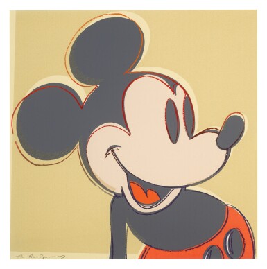 View full screen - View 1 of Lot 23. ANDY WARHOL | MICKEY MOUSE (SEE F. & S. IIB.265).