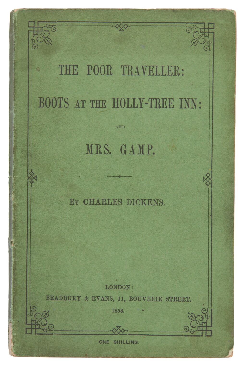 View full screen - View 1 of Lot 170. Dickens, The Poor Traveller, 1858, reading edition.