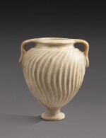 A Roman Marble Strigillated Vase, circa late 1st Century A.D.