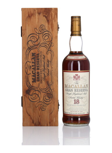 View full screen - View 1 of Lot 12. The Macallan 18 Year Old Gran Reserva 40.0 abv 1980 (1 BT 75cl).