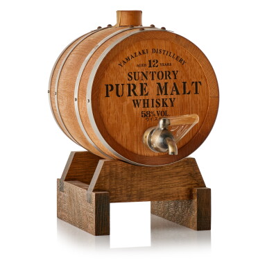 View full screen - View 1 of Lot 9139. 山崎 The Yamazaki 12 Year Old Wood Barrel 58.0 abv NV (1 LITR).