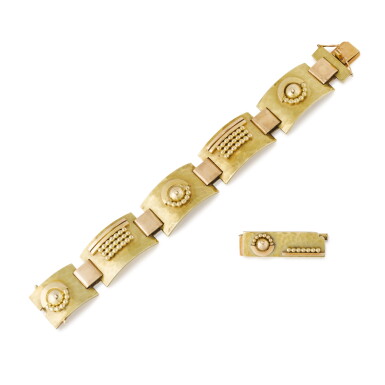 View full screen - View 1 of Lot 59. Demi-parure or | Gold half-set.
