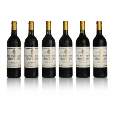View full screen - View 1 of Lot 166. Château Pichon Longueville, Lalande 1993 (12 BT).