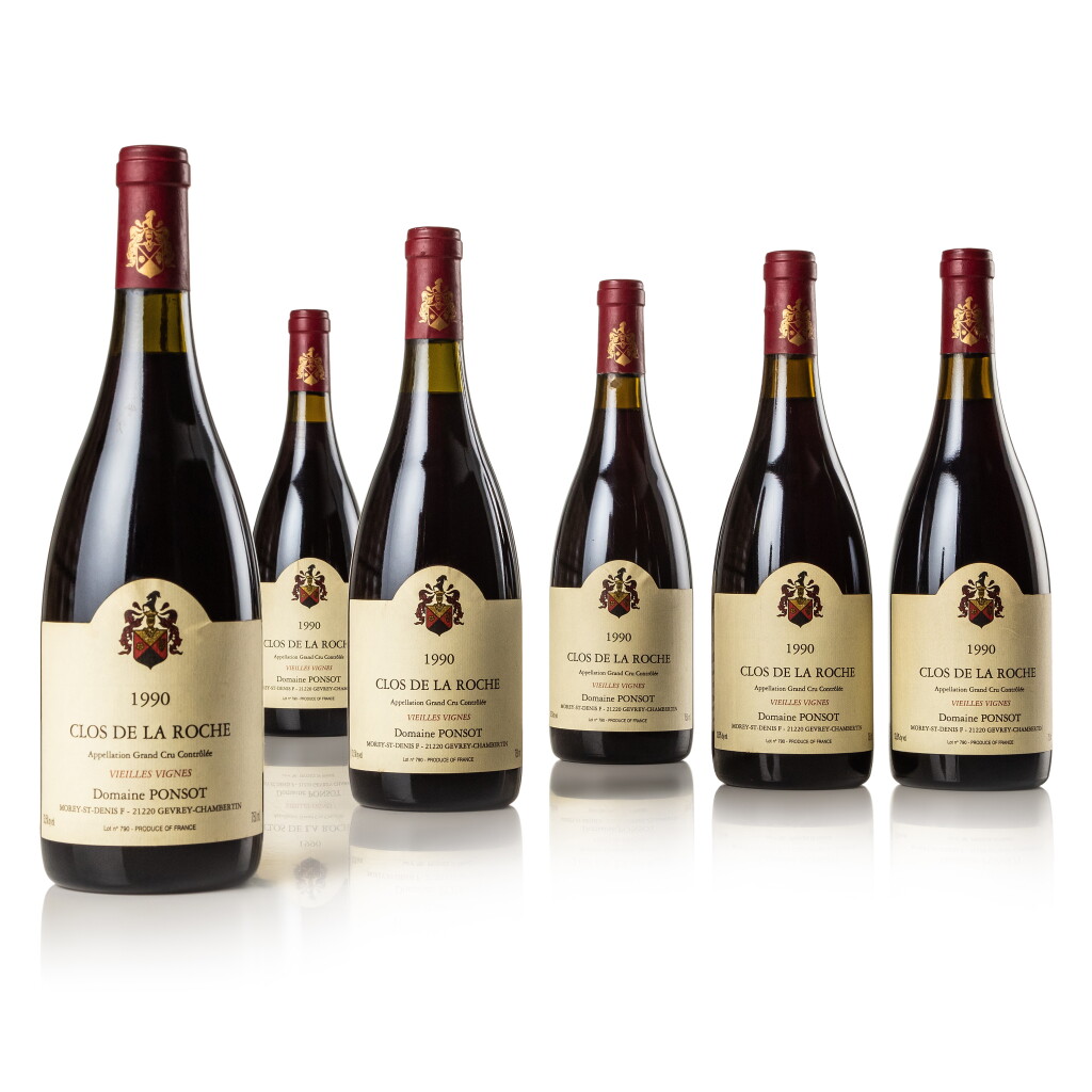 View full screen - View 1 of Lot 307. Clos de la Roche Vieilles Vignes 1990 Domaine Ponsot (6 BT).