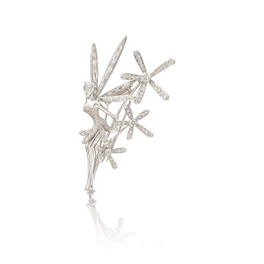 View full screen - View 1 of Lot 1879. ‘Caresse d'Éole’ Diamond Brooch | 梵克雅寶 | ‘Caresse d'Éole’ 鑽石 胸針.