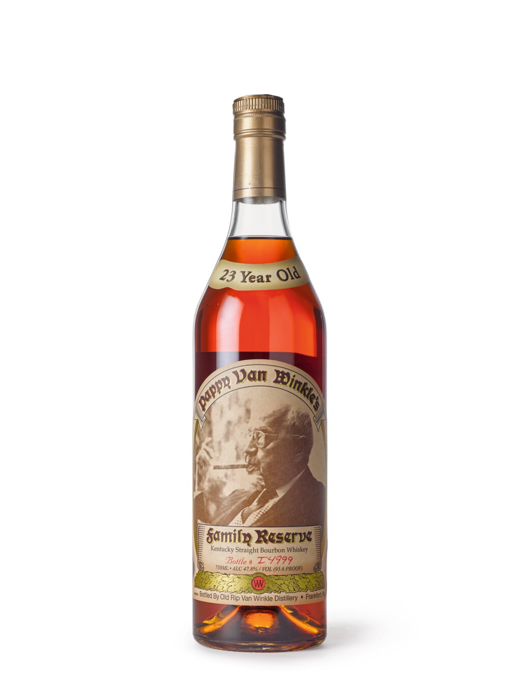 View full screen - View 1 of Lot 2010. Old Rip Van Winkle, Kentucky Bourbon, Pappy Van Winkle's Family Reserve 23 Year Old.
