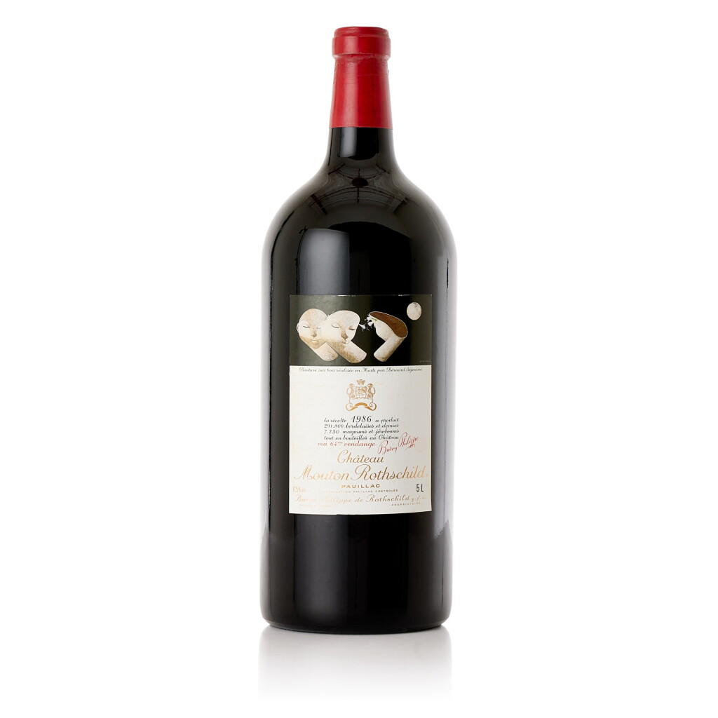 View full screen - View 1 of Lot 5359. Château Mouton Rothschild 1986 (1 JM50).