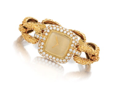 View full screen - View 1 of Lot 76. Lady's diamond wristwatch (Orologio da polso con diamanti).