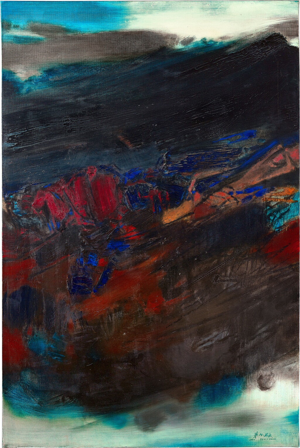 View full screen - View 1 of Lot 2815. Chu Teh-Chun 朱德群 | No. 144 144號構圖.