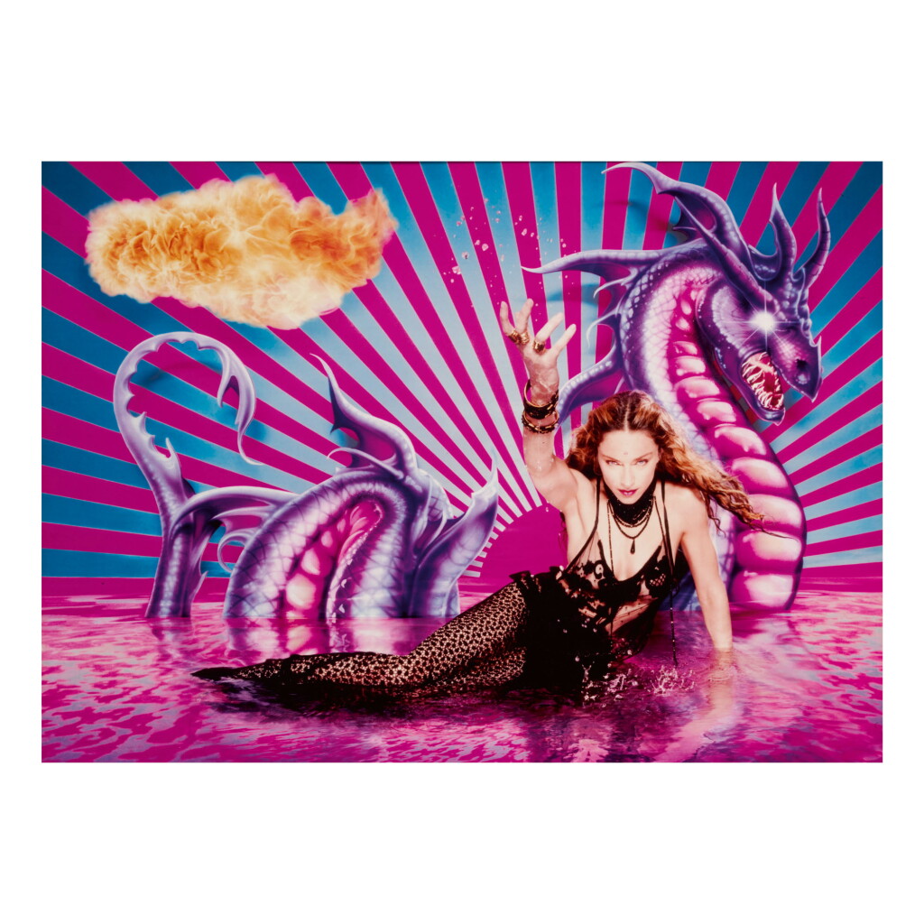View full screen - View 1 of Lot 179. DAVID LACHAPELLE | 'MADONNA WITH PURPLE DRAGON, NEW YORK'.