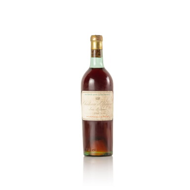View full screen - View 1 of Lot 454. Château d'Yquem 1937 (1 BT).