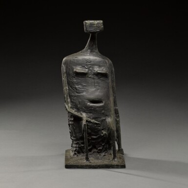 View full screen - View 1 of Lot 30. Seated Woman with Square Head (Version B) .