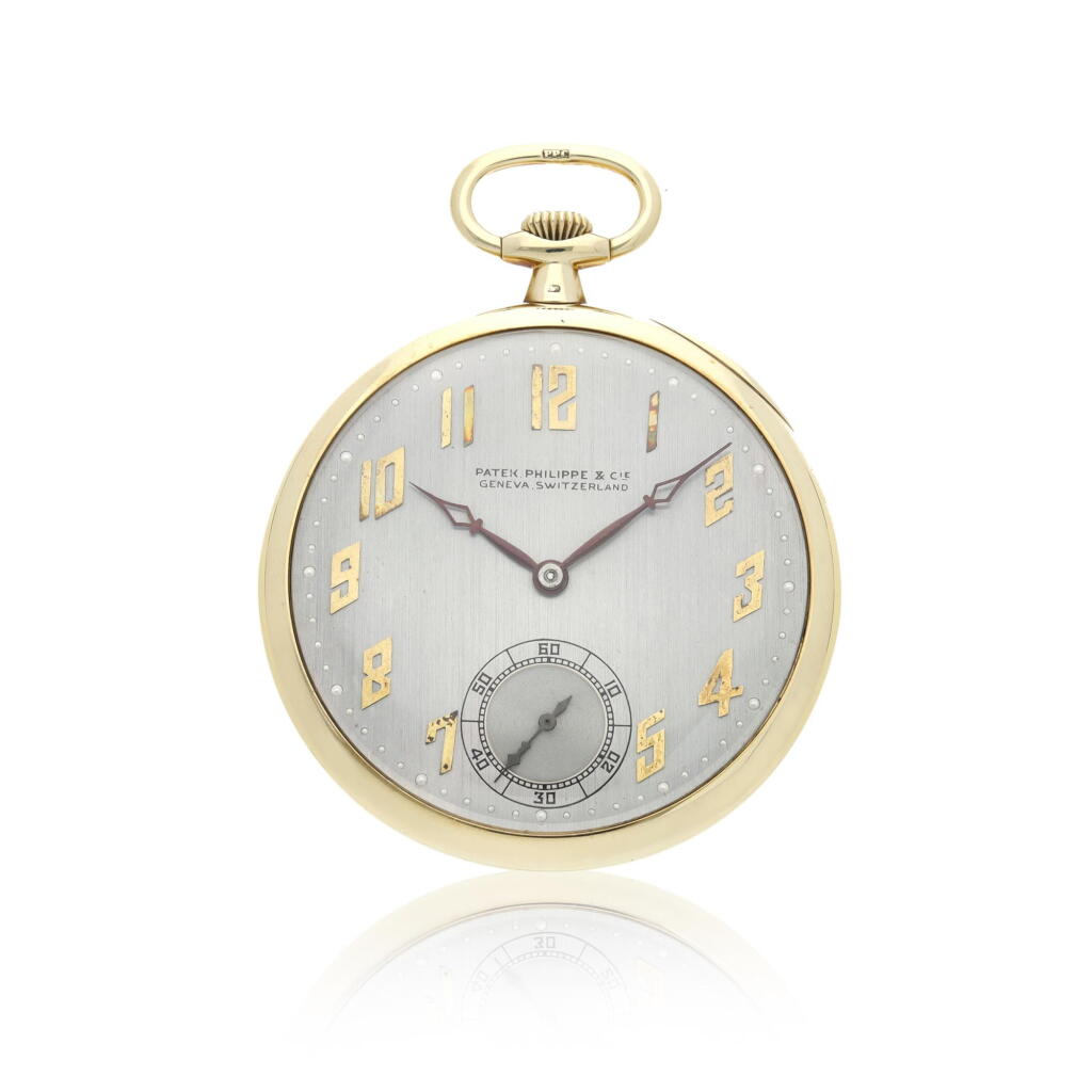 View full screen - View 1 of Lot 106. Retailed by Ryrie Birks: A yellow gold open faced watch, Circa 1925.