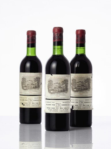 View full screen - View 1 of Lot 6117. Château Lafite 1966 (12 BT).