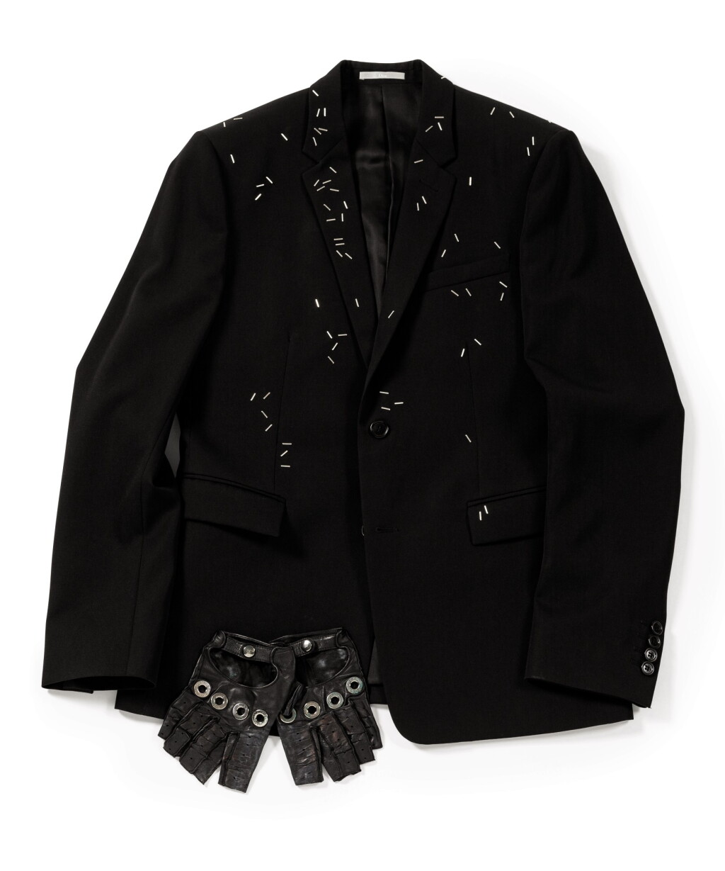 View full screen - View 1 of Lot 47. Black Wool Jacket, circa 2000 | Veste en gabardine de laine noire, circa 2000.