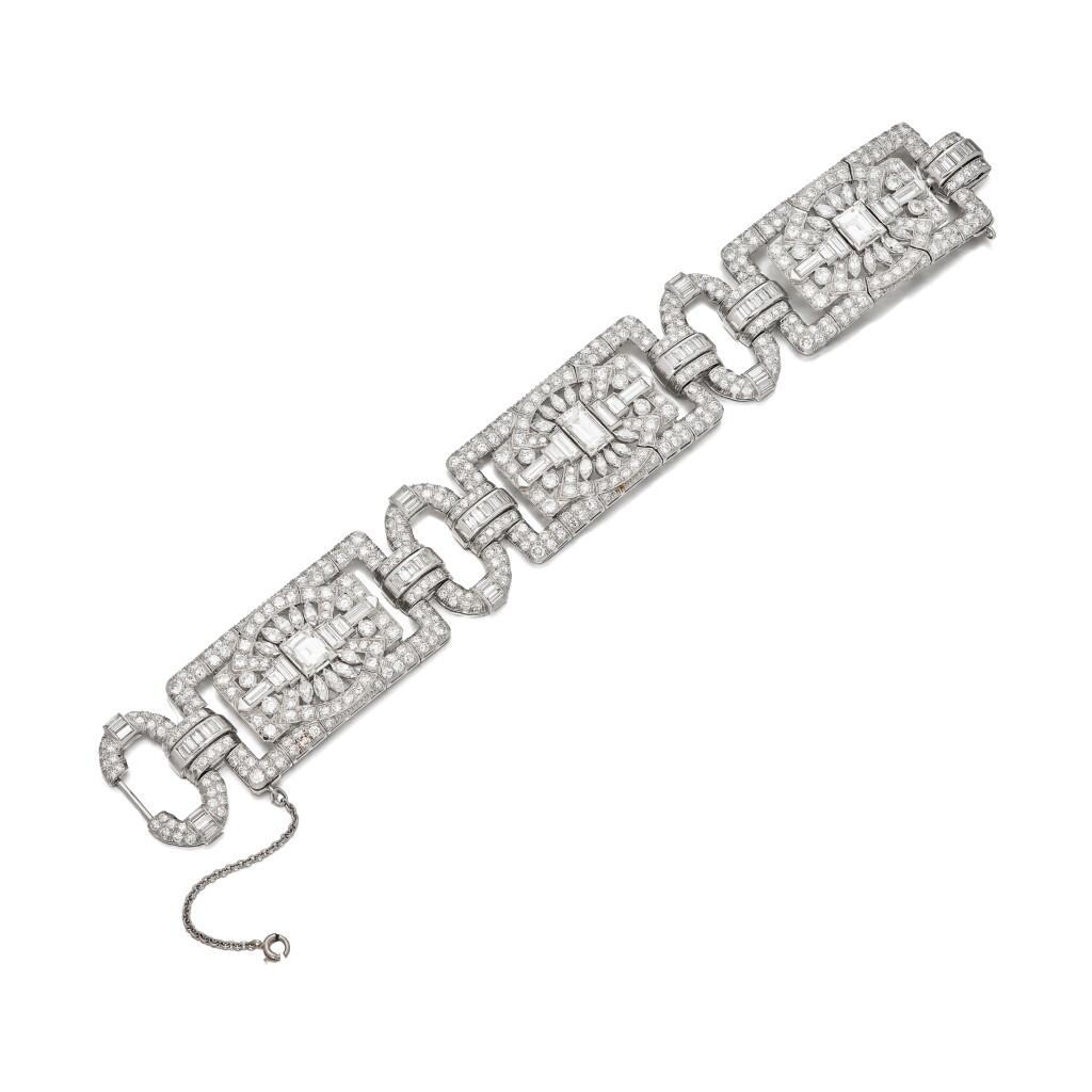 View full screen - View 1 of Lot 368. Diamond Bracelet.
