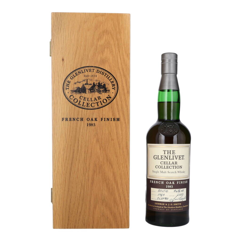 View full screen - View 1 of Lot 5253. The Glenlivet Cellar Collection French Oak Finish 46.0 abv 1983 (1 BT70).