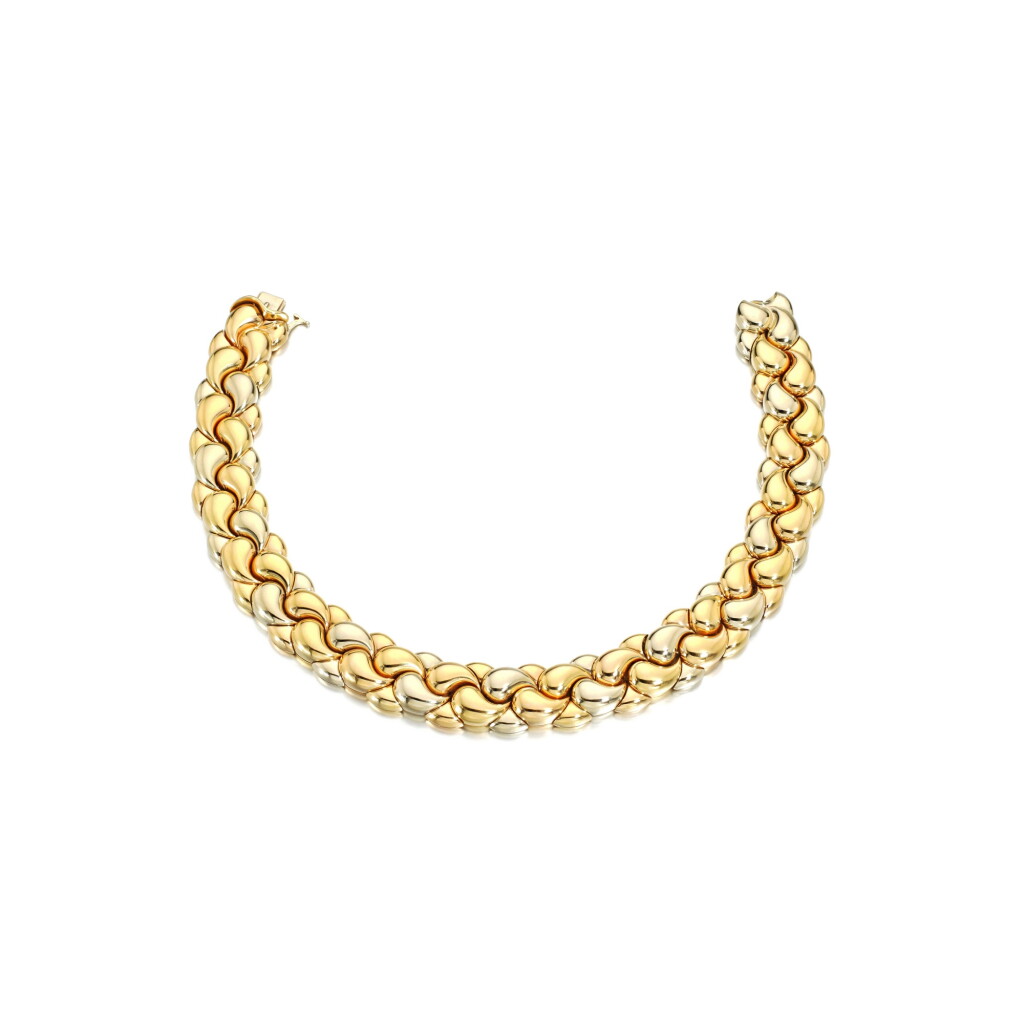 View full screen - View 1 of Lot 984. Gold necklace, "Casmir".