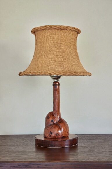 View full screen - View 1 of Lot 43. Table Lamp from the Hunter Hereford Ranch, Jackson Hole, Wyoming.