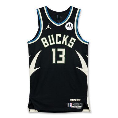 View full screen - View 1 of Lot 113. Ryan Rollins Milwaukee Bucks 2025-2026 Emirates NBA Cup Game Worn Statement Edition Jersey .