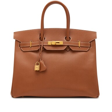 View full screen - View 1 of Lot 48. Gold Epsom Birkin 35 Gold Hardware, 2000.