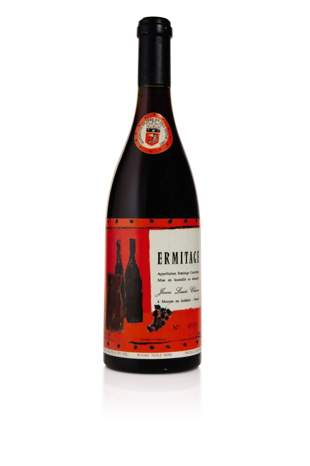 View full screen - View 1 of Lot 1. Ermitage, Cuvée Cathelin 1990 Jean-Louis Chave (5 BT).