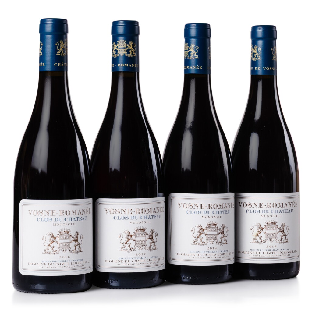 View full screen - View 1 of Lot 88. Vosne Romanée, Clos du Château 2016-2019 Vertical Domaine du Comte Liger-Belair (4 BT).