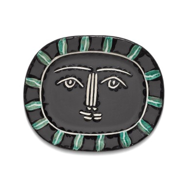 View full screen - View 1 of Lot 8. Visage gris (A. R. 206).