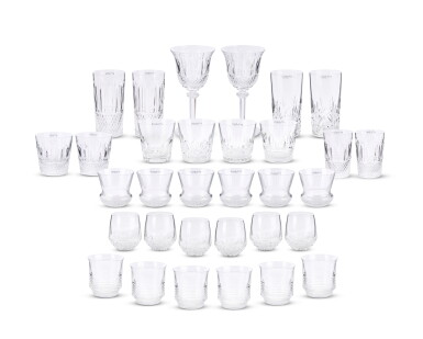 View full screen - View 1 of Lot 689. Set of Thirty Two Crystal Barware.