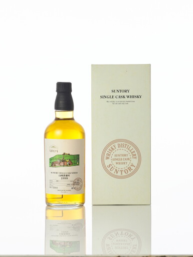 View full screen - View 1 of Lot 89. 山崎 Yamazaki Suntory Single Cask #DR70083 Mampei Hotel 59.0 abv 1999 (1 BT70).